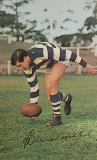 1965 Mobil Footy Photos VFL #28 Denis Marshall Front